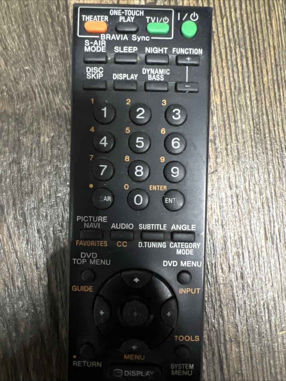 Sony RM-ADP021 Remote Control Audio Video Receiver Black - Picture 3 of 5